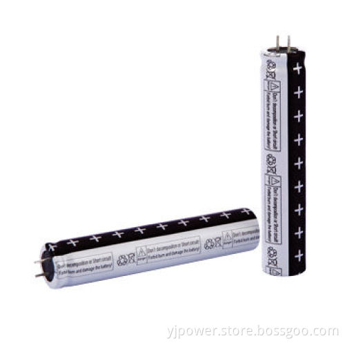 Lithium titanate battery, 1,335 200mAh/2.4V and 15C rate, 13 x 35mm size